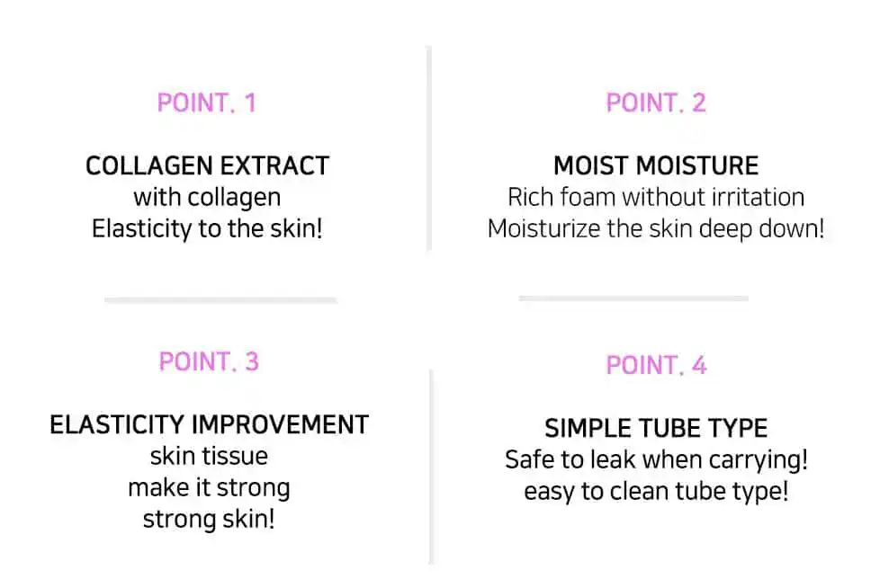 LEBELAGE COLLAGEN CLEANSING FOAM 100ml. 6 1772778785418