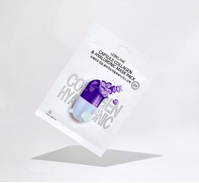 LEBELAGE CAPSULE COLLAGEN & HYALURONIC 2X MASK