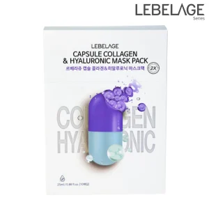 LEBELAGE CAPSULE COLLAGEN HYALURONIC 2X MASK PACK