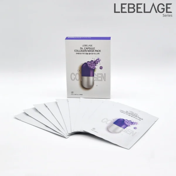 LEBELAGE CAPSULE COLLAGEN HYALURONIC 2X MASK PACK