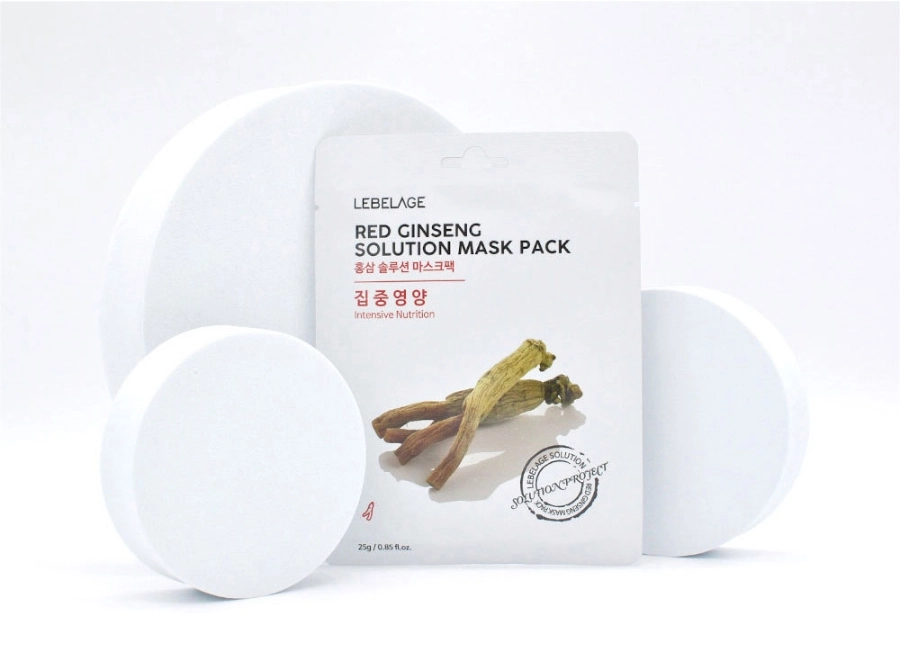 LEBELAGE RED GINSENG SOLUTION MASK